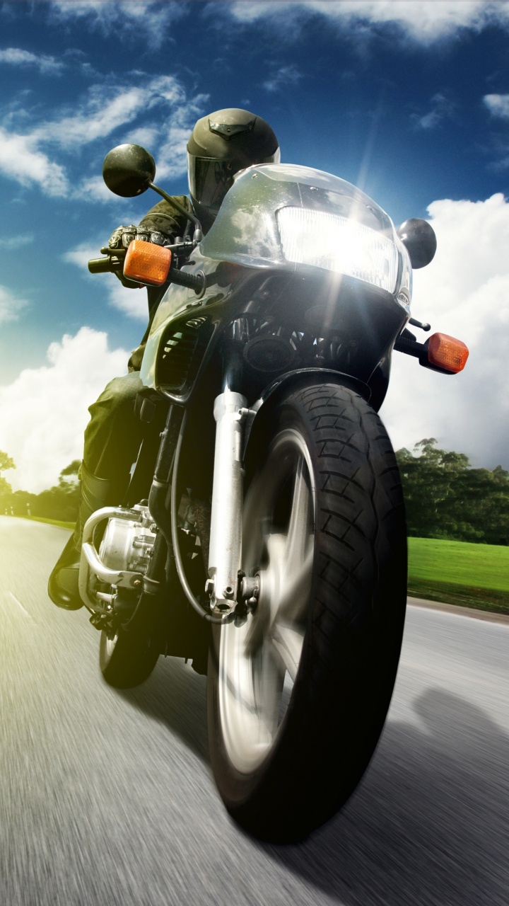 Обои мотоцикл, автомобильные шины, мотоспорт, гонки на мотоциклах, шина в разрешении 720x1280