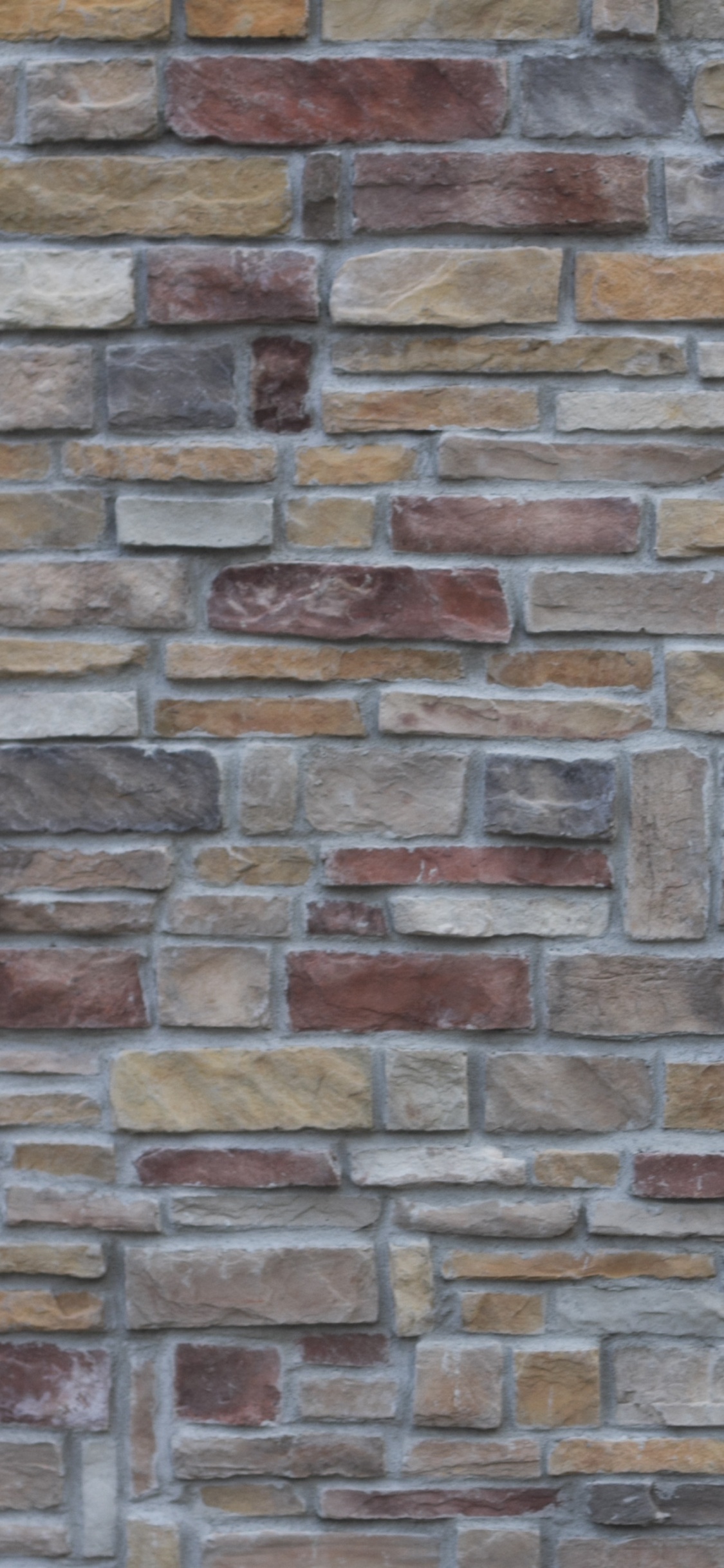 Обои каменная стена, стена, текстура, кирпич, кирпичная кладка в разрешении 1125x2436