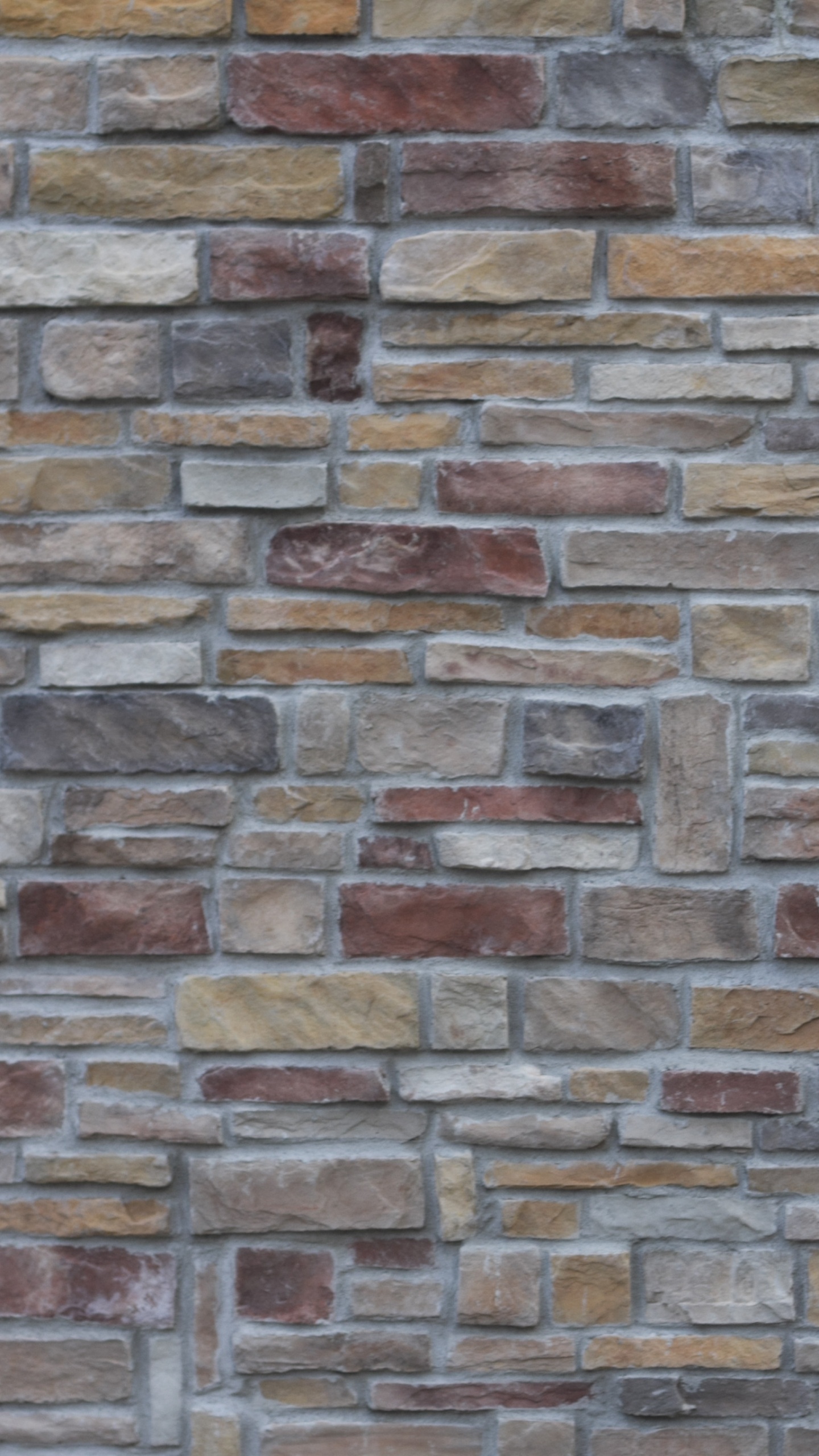 Обои каменная стена, стена, текстура, кирпич, кирпичная кладка в разрешении 1440x2560