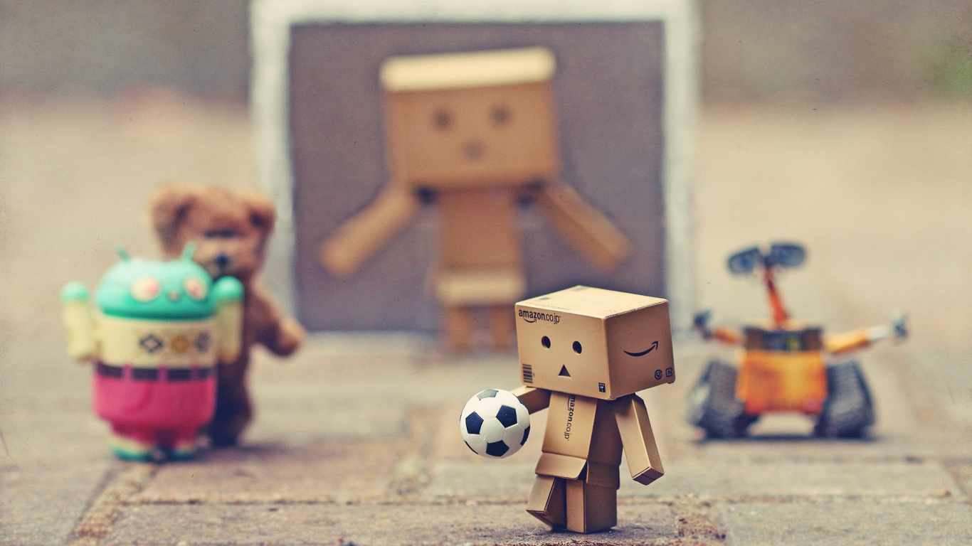 Обои danbo, спектакль, играть, Амазонка в разрешении 1366x768