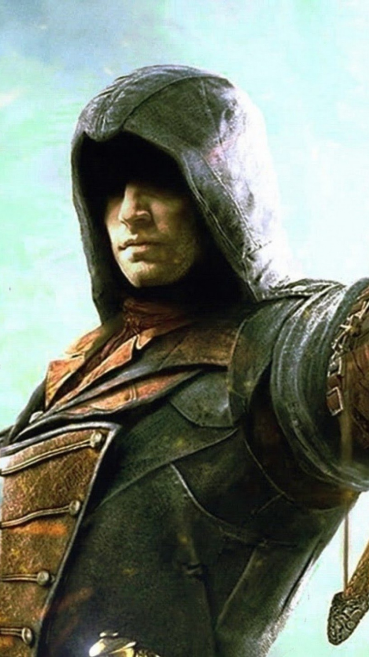 Обои assassins creed unity, assassins creed syndicate, ubisoft, компьютерная игра, боевик в разрешении 750x1334