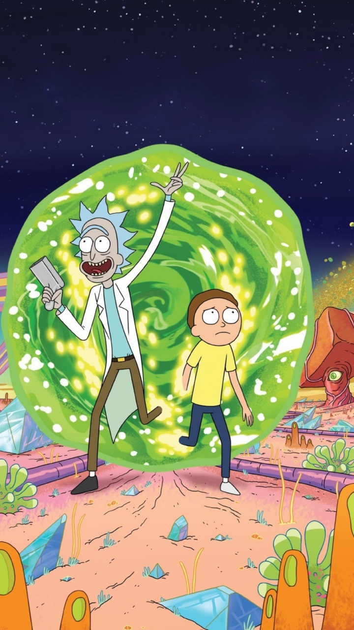 Обои рк и морти, Рик Санчез, Морти Смит, Взрослых Плавать, Бет Смит в разрешении 720x1280