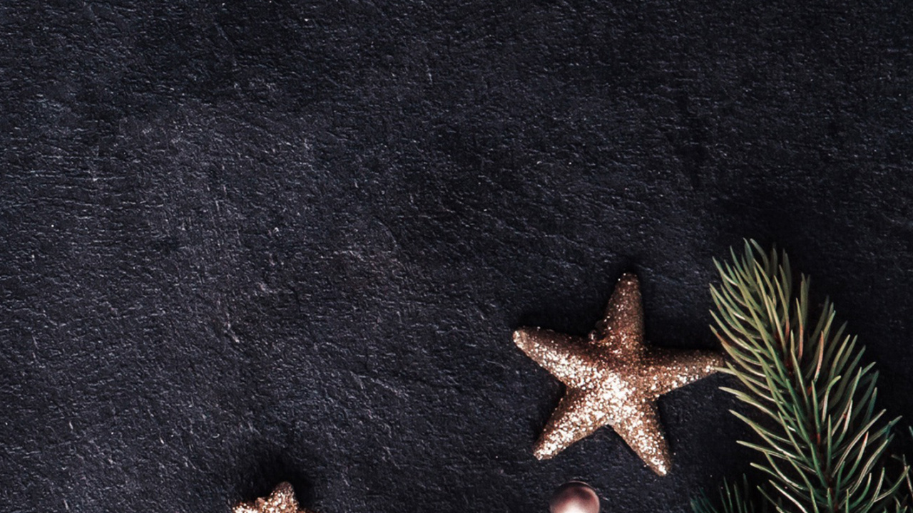 Обои Новый год, Рождество, яблоко, звезда, астрономический объект в разрешении 1280x720