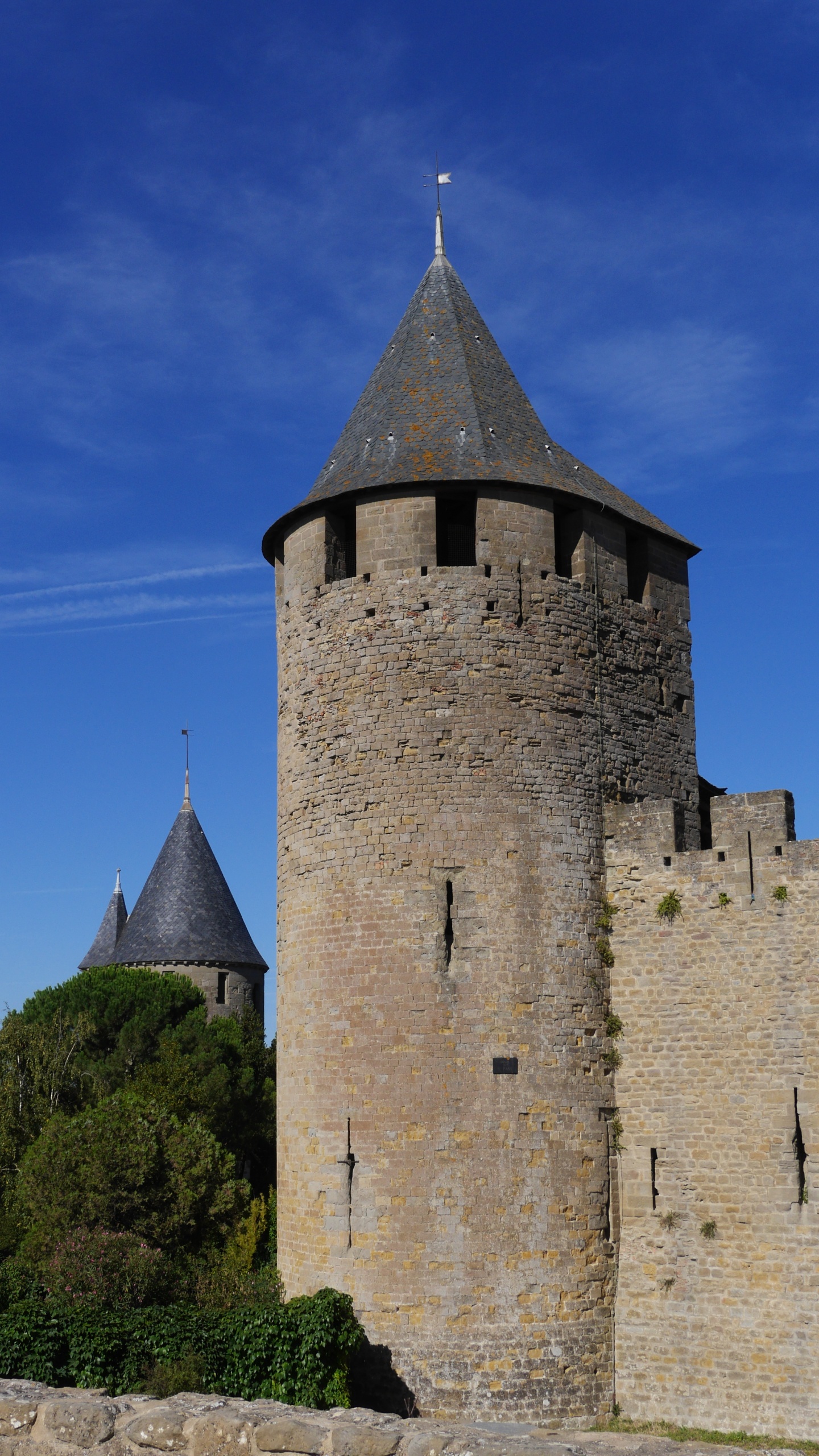 Обои замок, фортификация, средневековая архитектура, здание, архитектура в разрешении 1440x2560