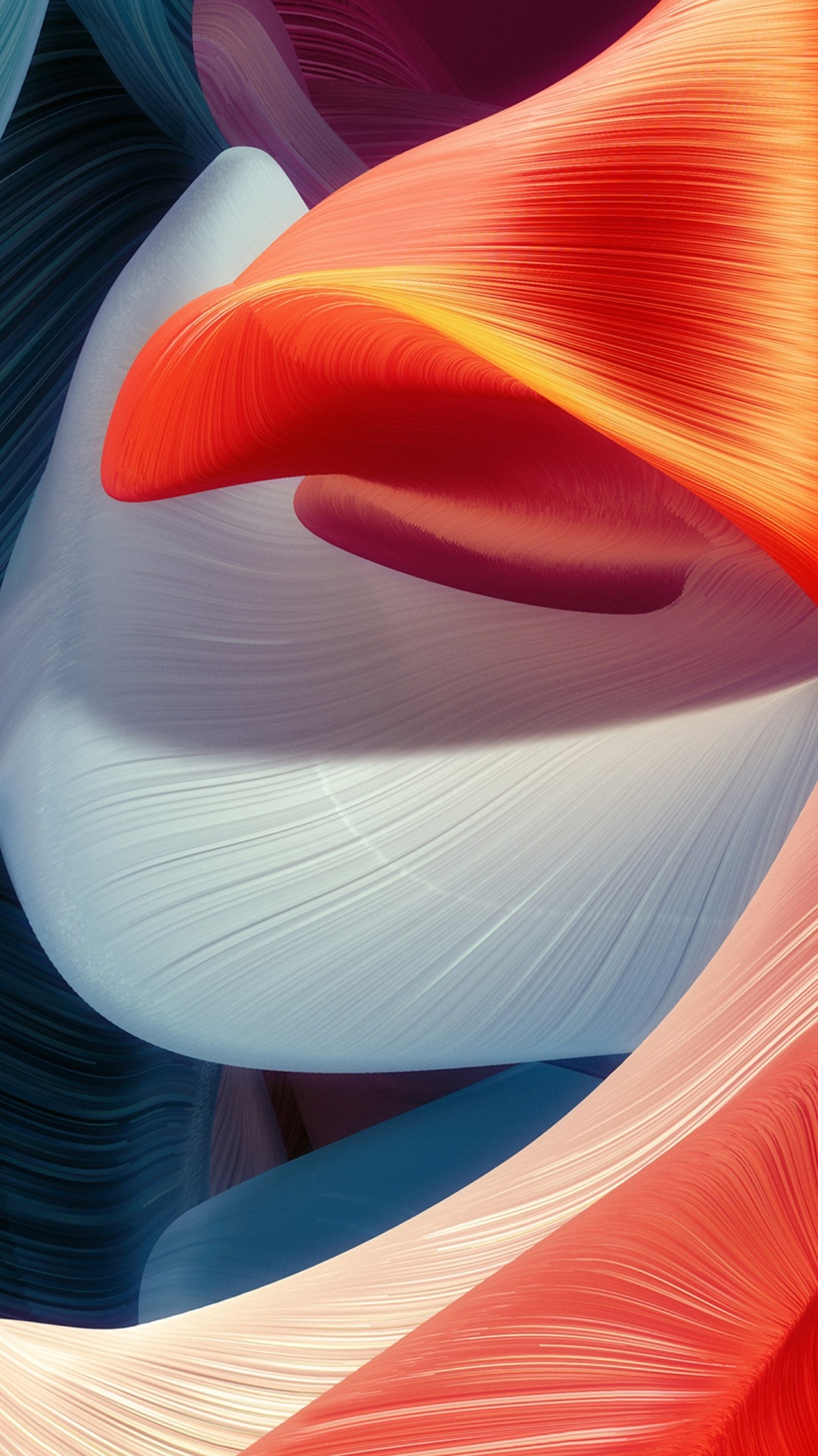 Обои яблоко, волосы, глаз, свет, человеческое тело в разрешении 1080x1920