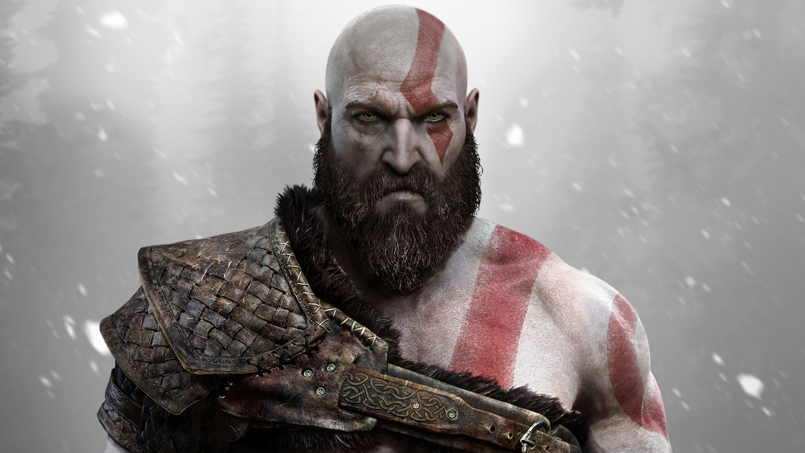 Обои Кратос бог войны 4, god of war, god of war 3, кратос, playstation 4 в разрешении 2560x1440