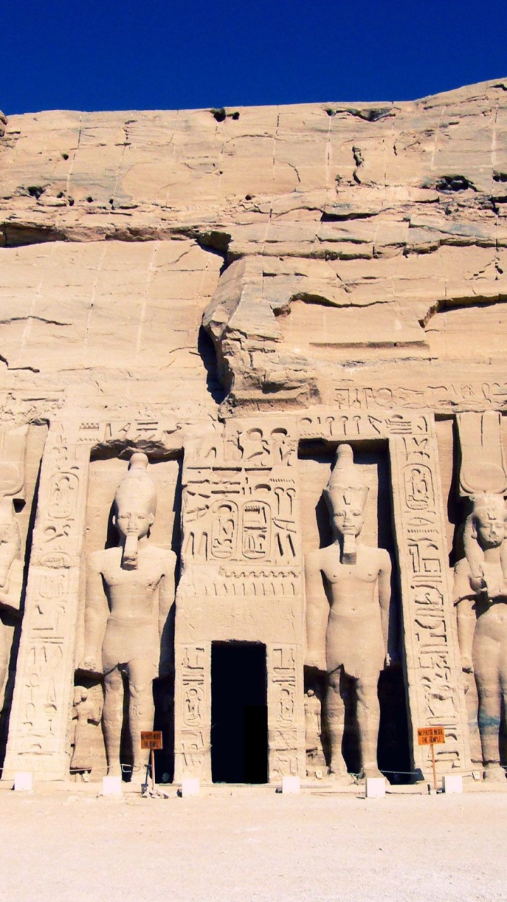 Обои Асуан, Нил, храм, древняя история, египетский храм в разрешении 720x1280