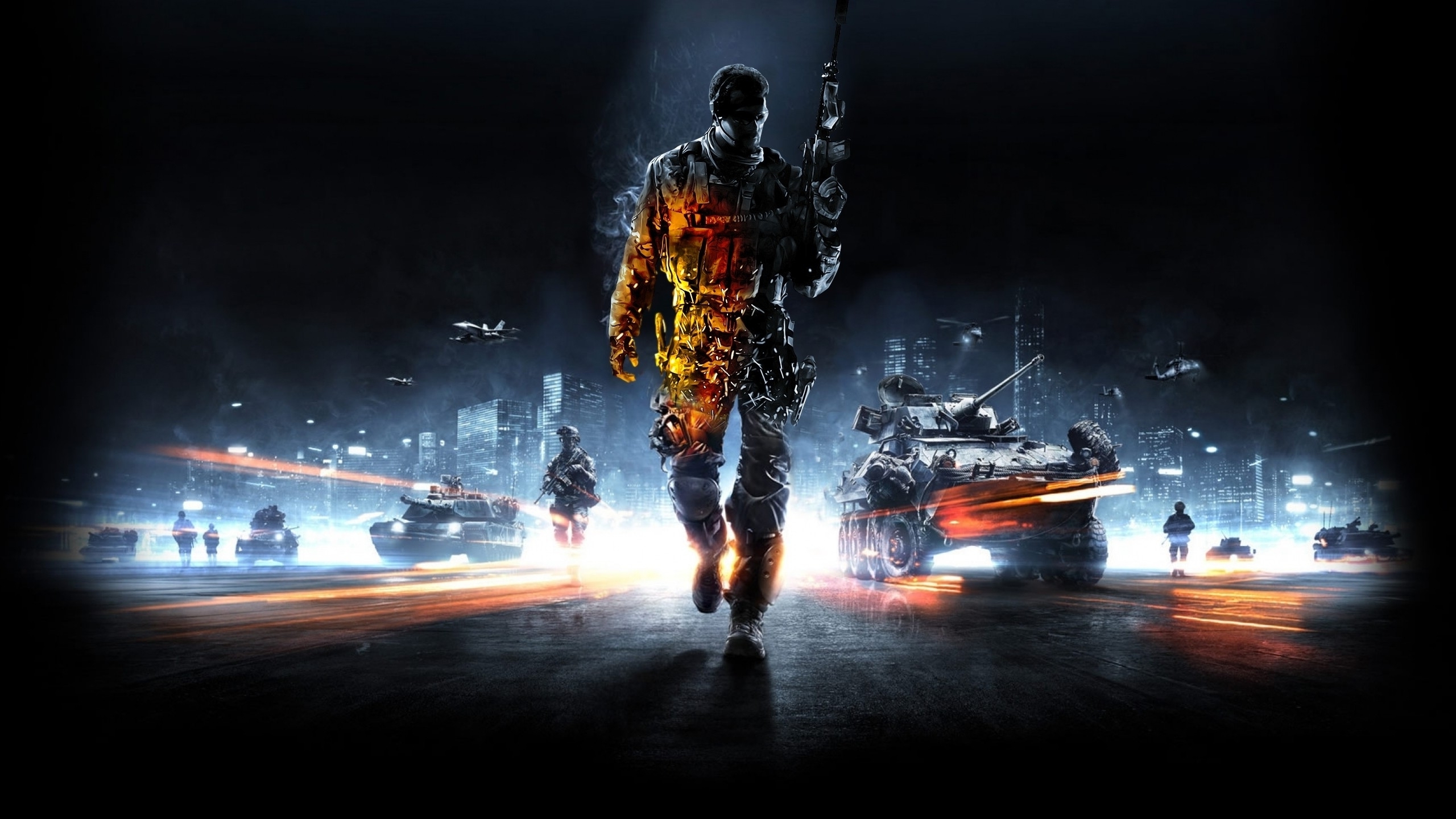 Обои игры, Цифровой композитинг, темнота, ночь, компьютерная игра в разрешении 2560x1440