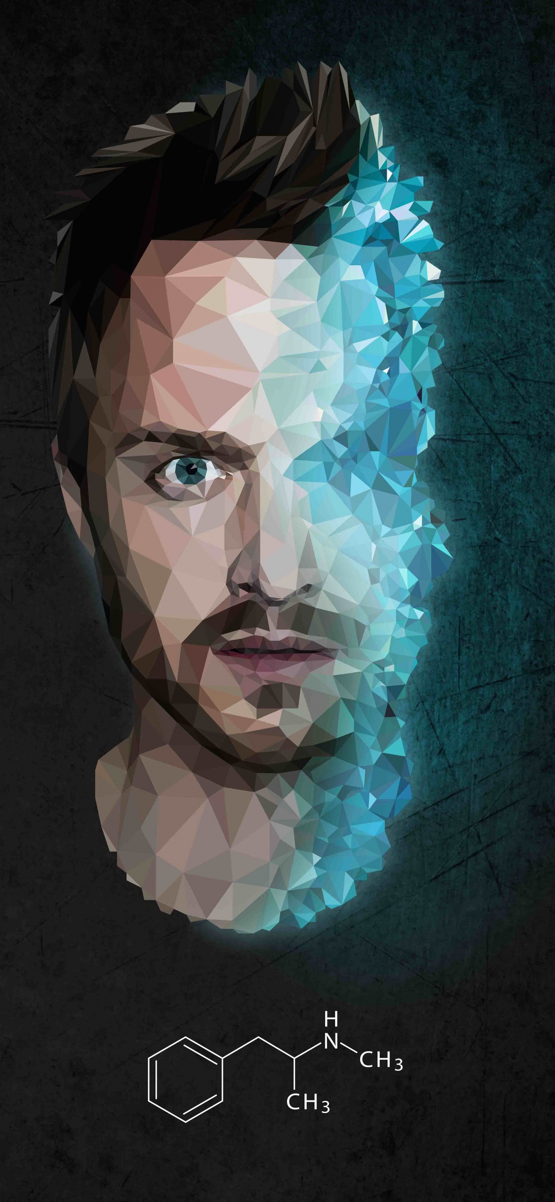 Обои Джесси Пинкман, Аарон Пол, Во все тяжкие, Уолтер Уайт, иллюстрация в разрешении 1125x2436