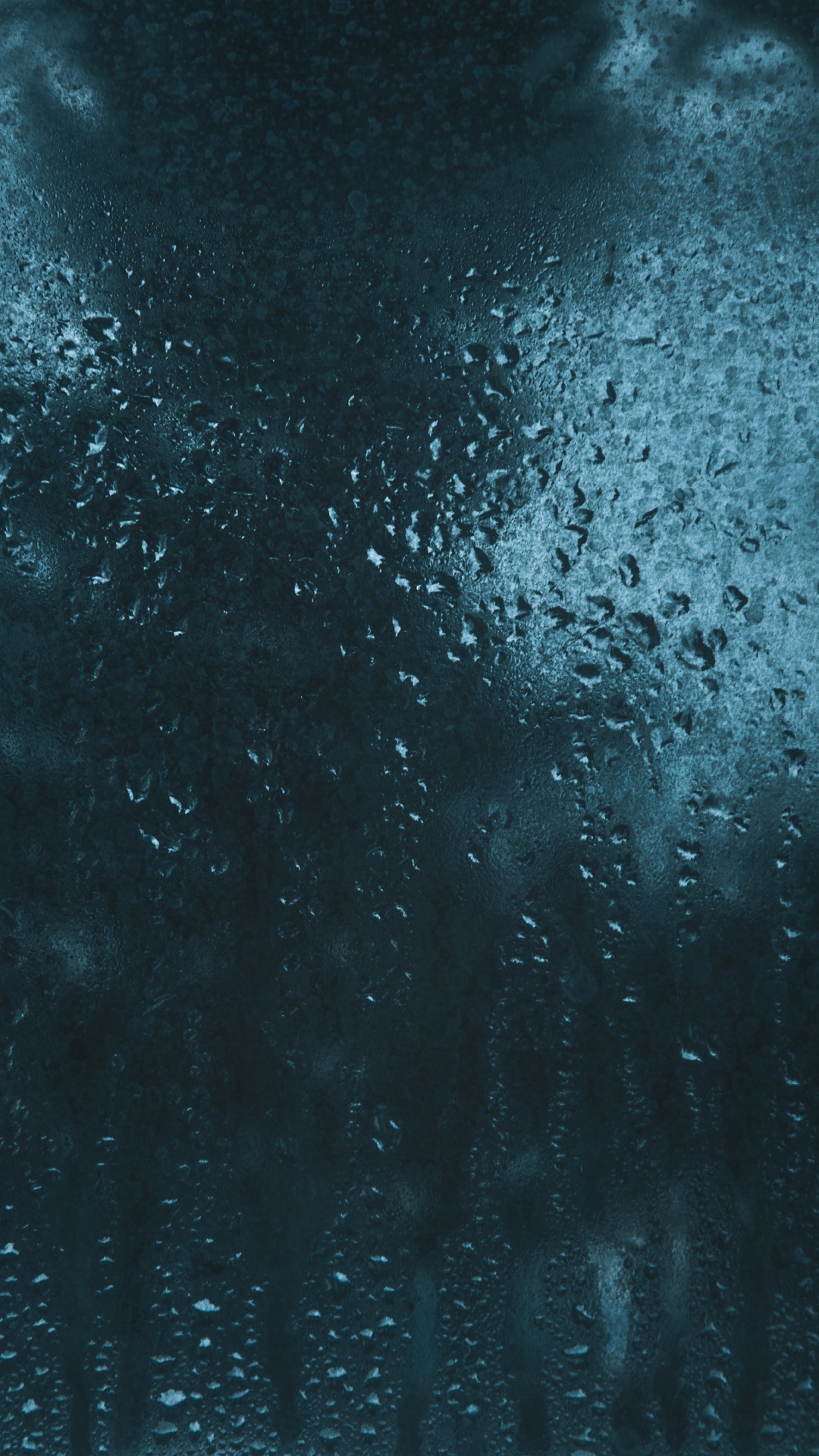 Обои синий, вода, черный, атмосфера, дождь в разрешении 1080x1920