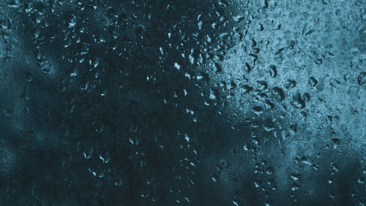 Обои синий, вода, черный, атмосфера, дождь в разрешении 1280x720