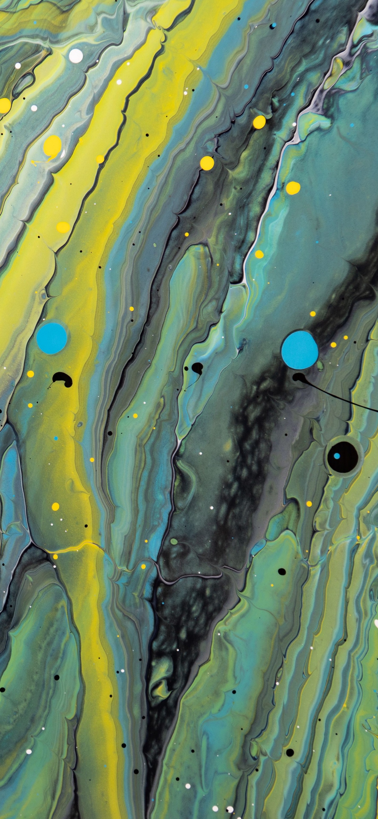 Обои арт, абстрактное искусство, экорегион, окружающая среда, склон в разрешении 1242x2688