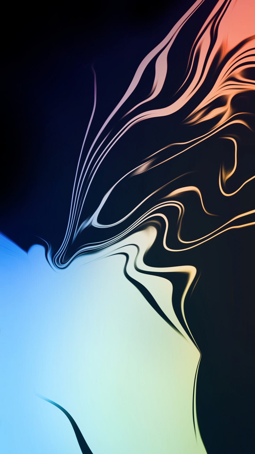 Обои жидкость для Android, андроид, ios, Android P, амолед в разрешении 1080x1920