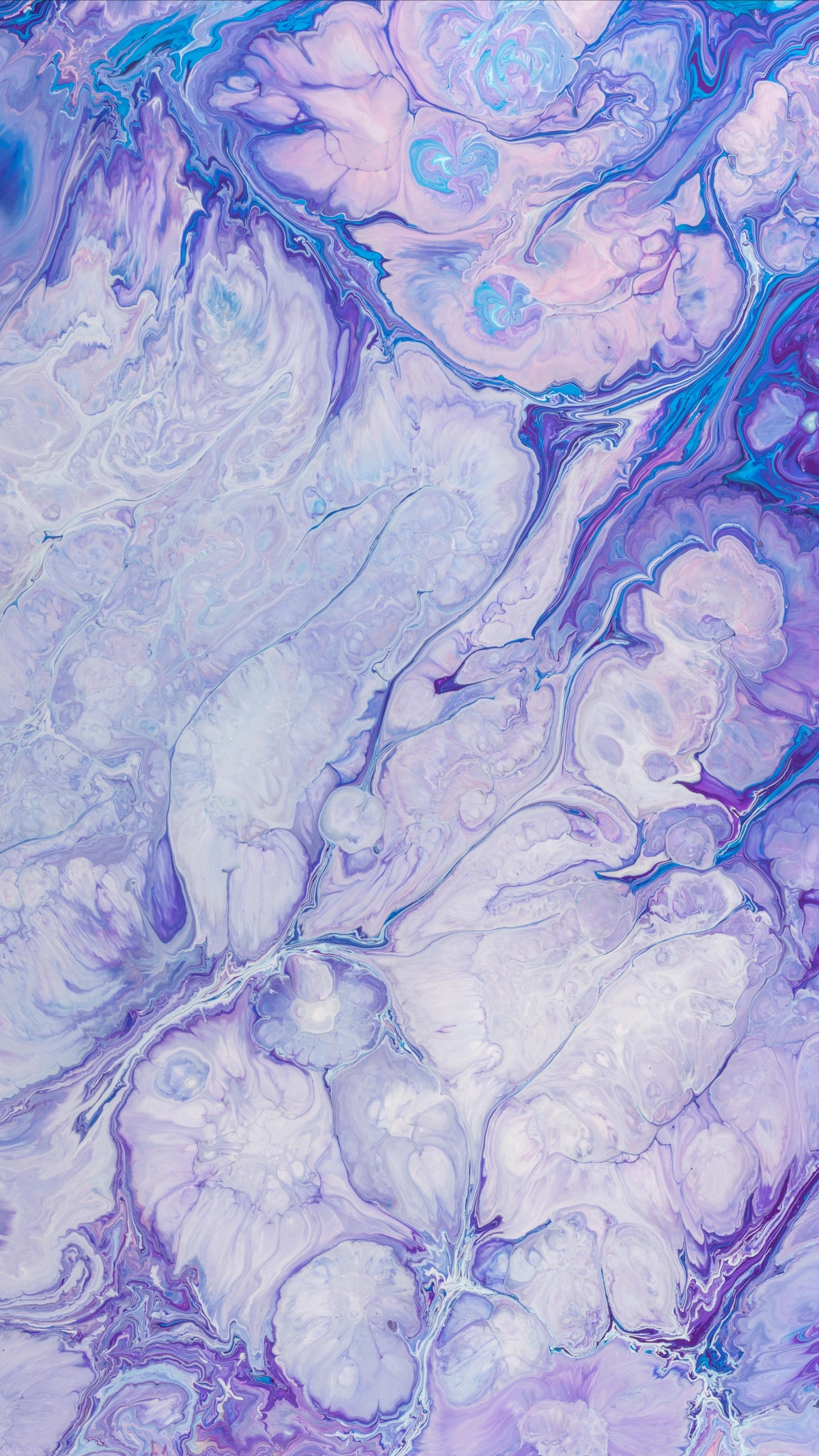 Обои синий, пурпур, узор, вода, Фиолетовый в разрешении 1440x2560