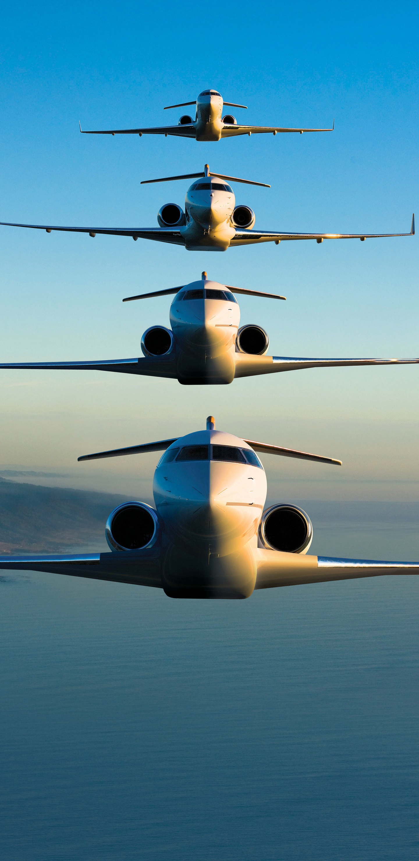 Обои Бомбардье Глобал 8000, Бомбардье Глобал Экспресс, самолеты, реактивный самолет, авиация в разрешении 1440x2960