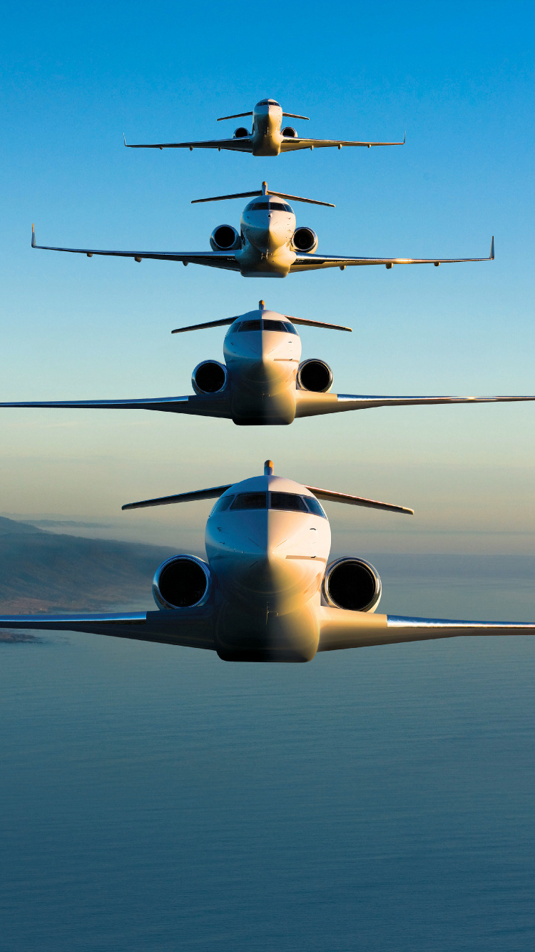 Обои Бомбардье Глобал 8000, Бомбардье Глобал Экспресс, самолеты, реактивный самолет, авиация в разрешении 750x1334