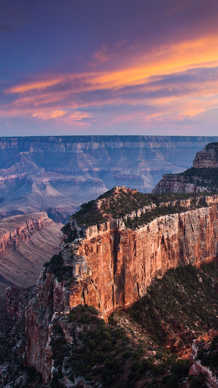 Обои большой каньон, каньон, формирование, откос, национальный парк в разрешении 720x1280