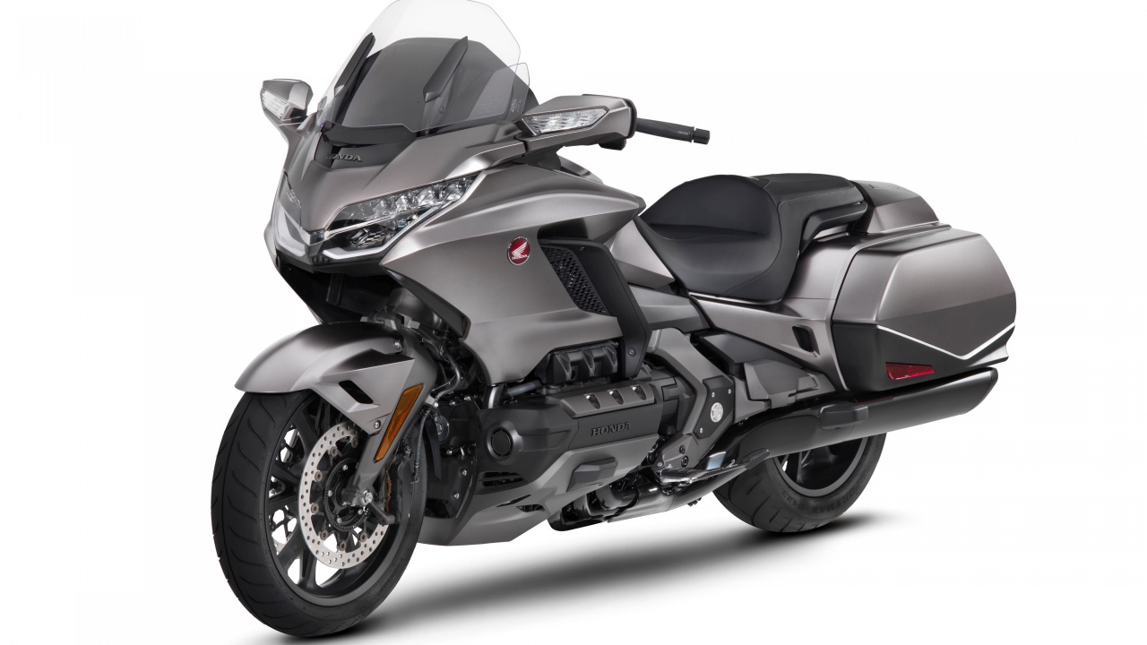 Обои модель 2018 honda goldwing, Honda Золото Крыло, Honda Motor Company, мотоцикл, туристический мотоцикл в разрешении 1280x720