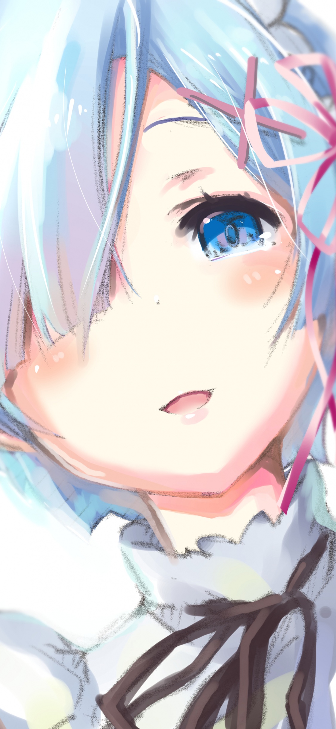 Обои аниме, Манга, Нацуки Субару, характер, мультфильм в разрешении 1125x2436