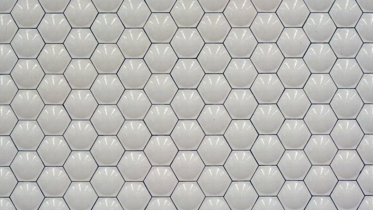 Обои узор, плитка, дизайн, стена, металл в разрешении 1280x720