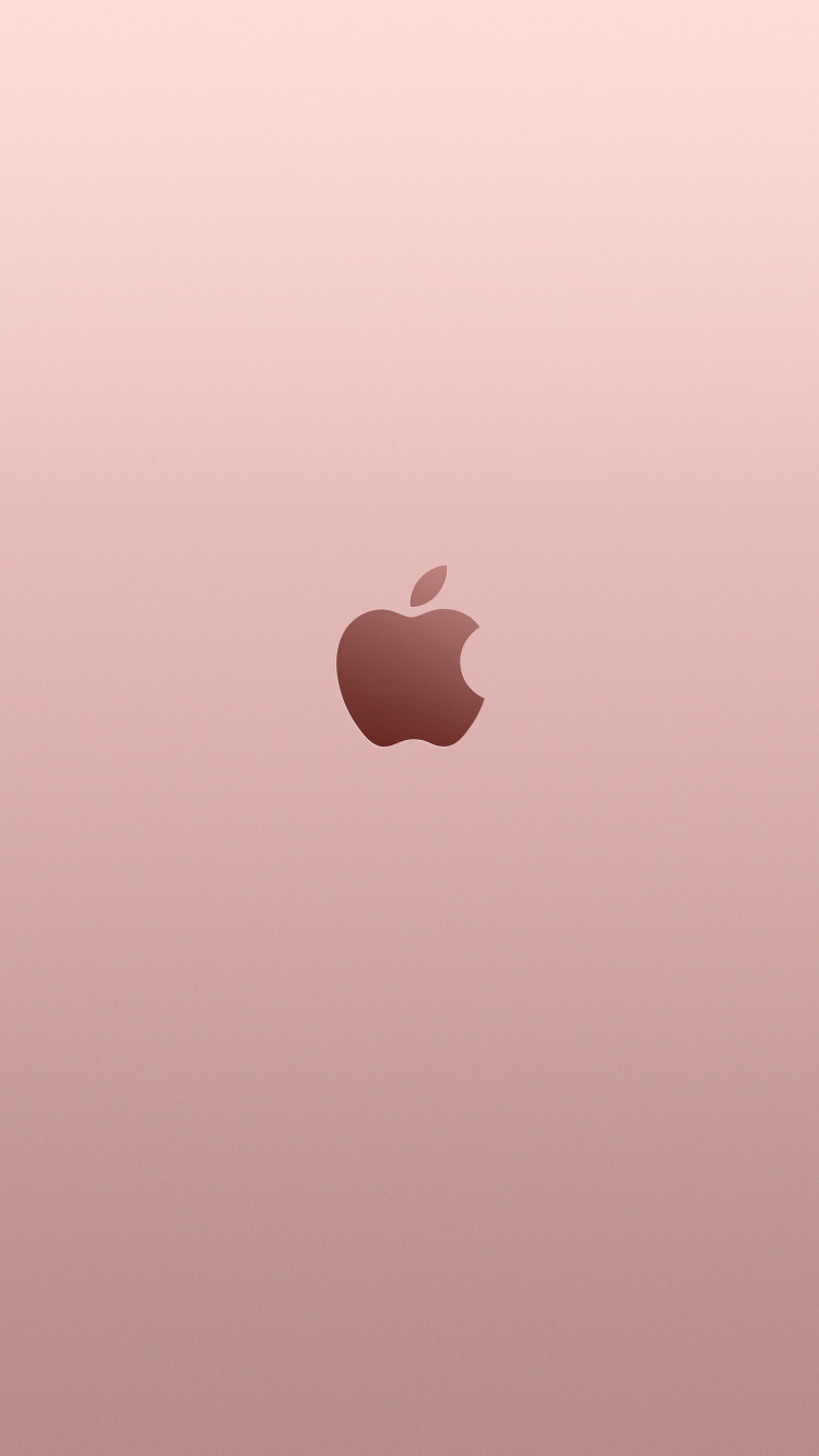 Обои apple, золото, розовый, сердце, облако в разрешении 750x1334