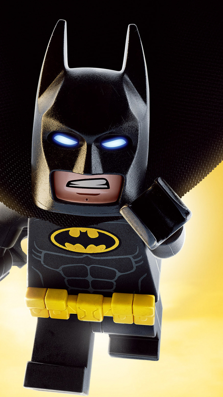 Обои Бэтмен, Лего Фильм, Уорнер Бразерс, супергерой, игрушка в разрешении 750x1334
