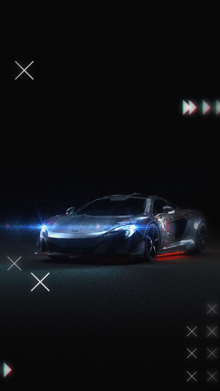 Обои свет, спорткар, легковые автомобили, автомобильное освещение, шина в разрешении 750x1334