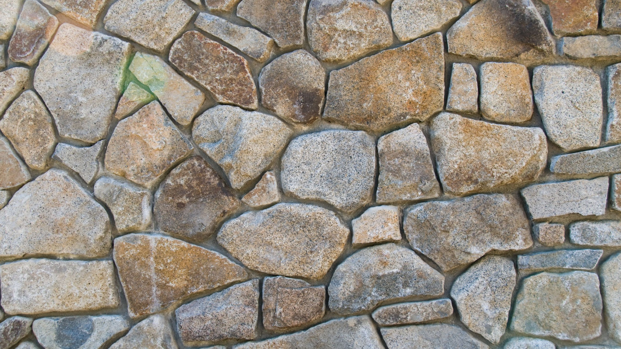 Обои каменная стена, рок, стена, плита, кирпич в разрешении 1280x720