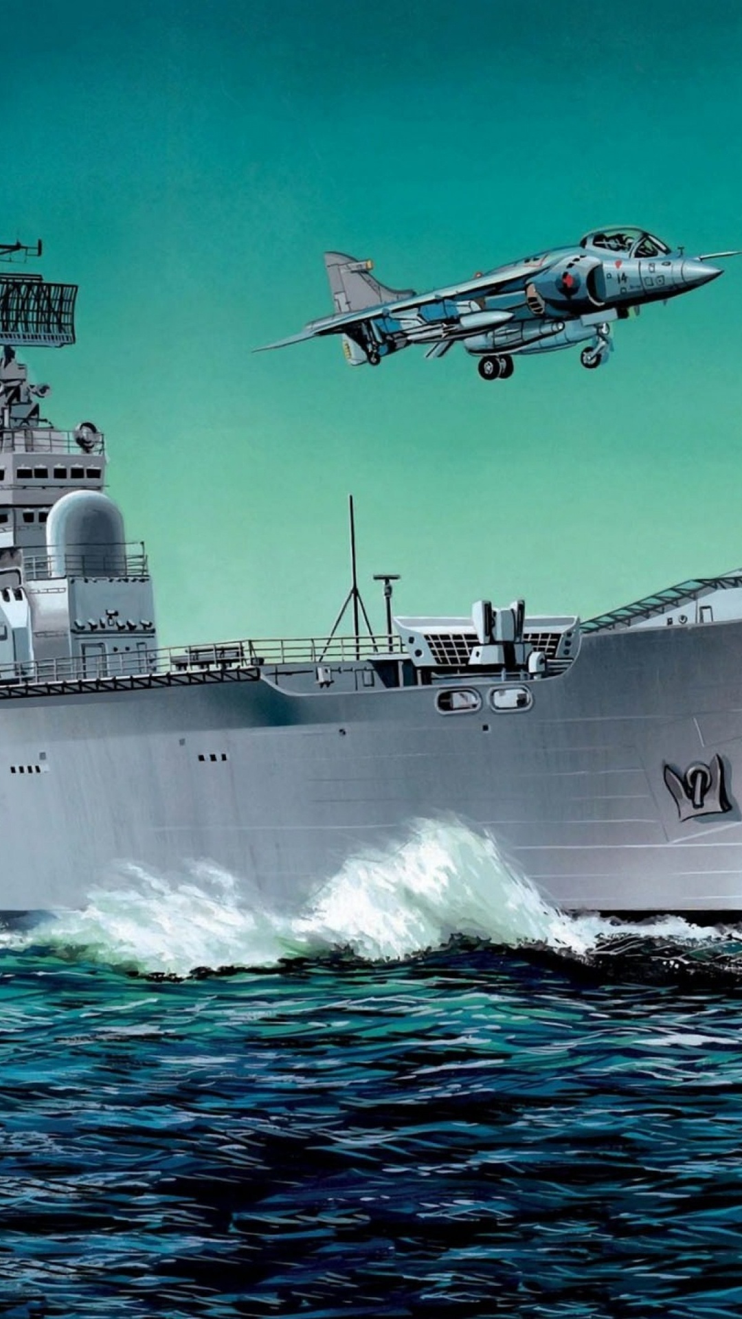 Обои авианосец, военный корабль, морское ведомство, корабль, лодка в разрешении 1080x1920