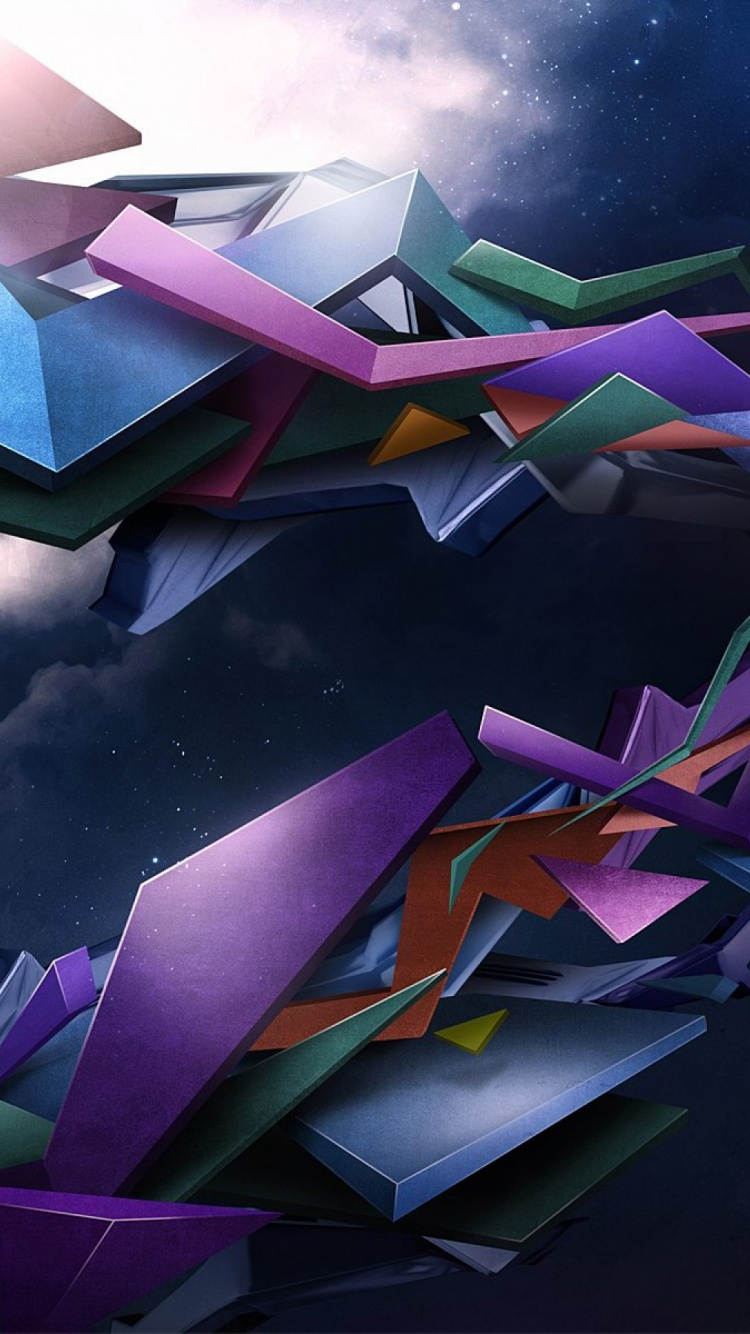 Обои Геометрическая форма, фигура, геометрия, графический дизайн, графика в разрешении 750x1334