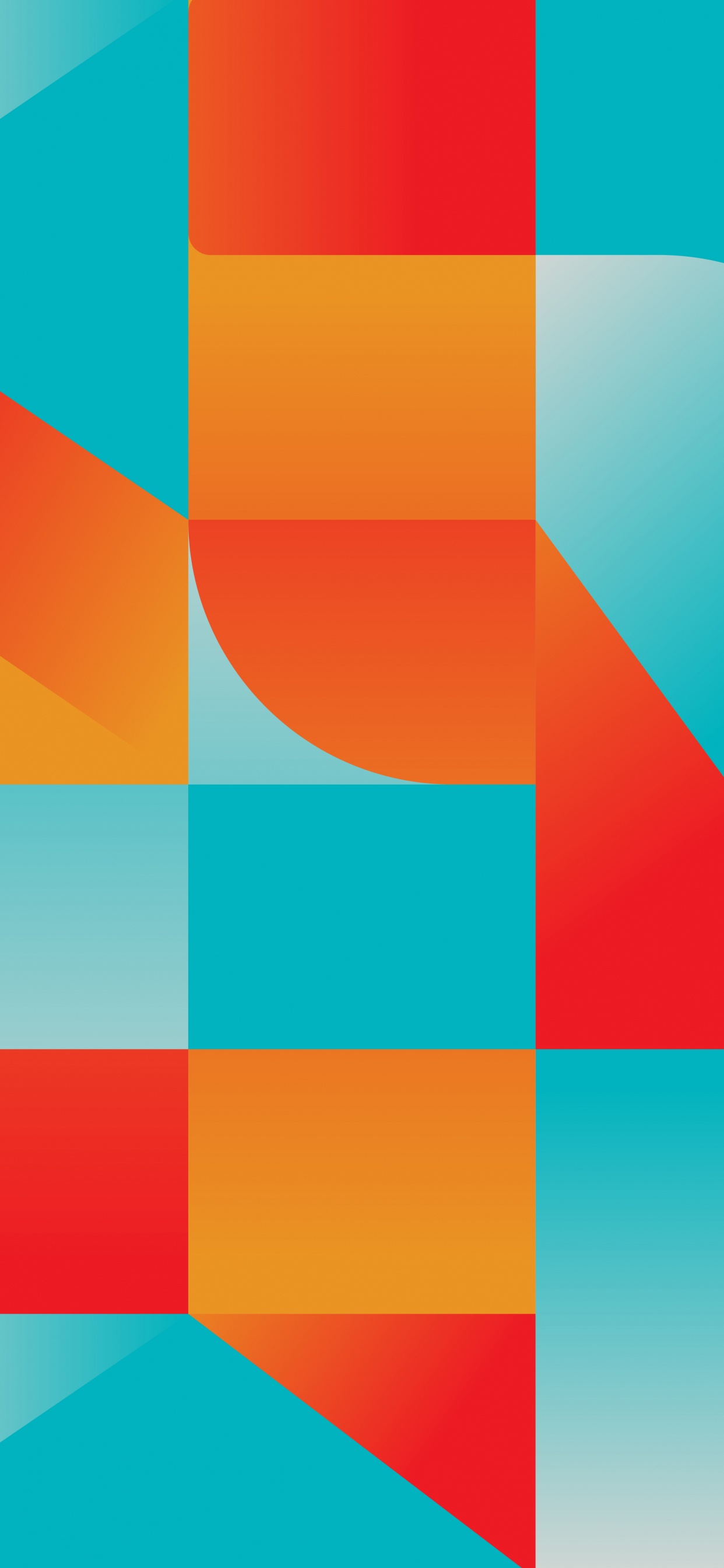 Обои визуальное искусство, красочность, лазурный, Оранжевый цвет, прямоугольник в разрешении 1242x2688