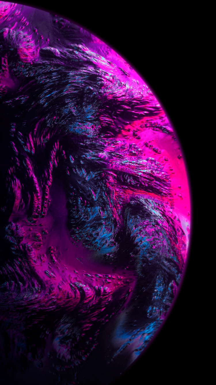 Обои атмосфера, земля, вода, пурпур, розовый в разрешении 750x1334
