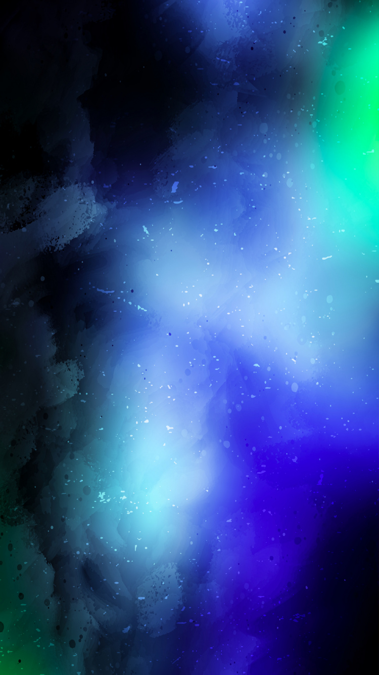 Обои атмосфера, лазурный, астрономический объект, Галактика, электрик в разрешении 750x1334