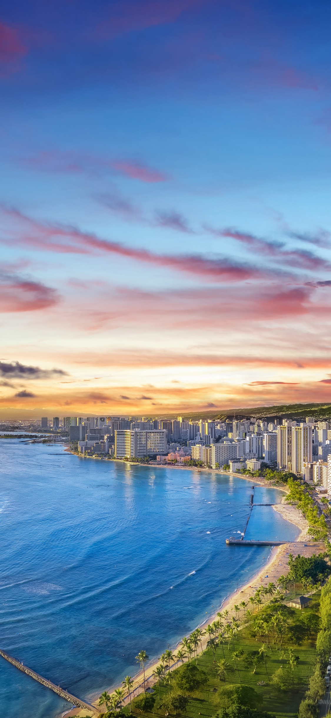 Обои Гавайская одежда, Вайкики, Северный берег, Ланикай Бич, Ваймеа-Бэй в разрешении 1125x2436