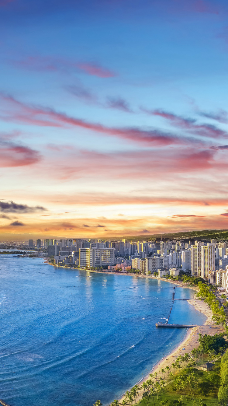 Обои Гавайская одежда, Вайкики, Северный берег, Ланикай Бич, Ваймеа-Бэй в разрешении 750x1334