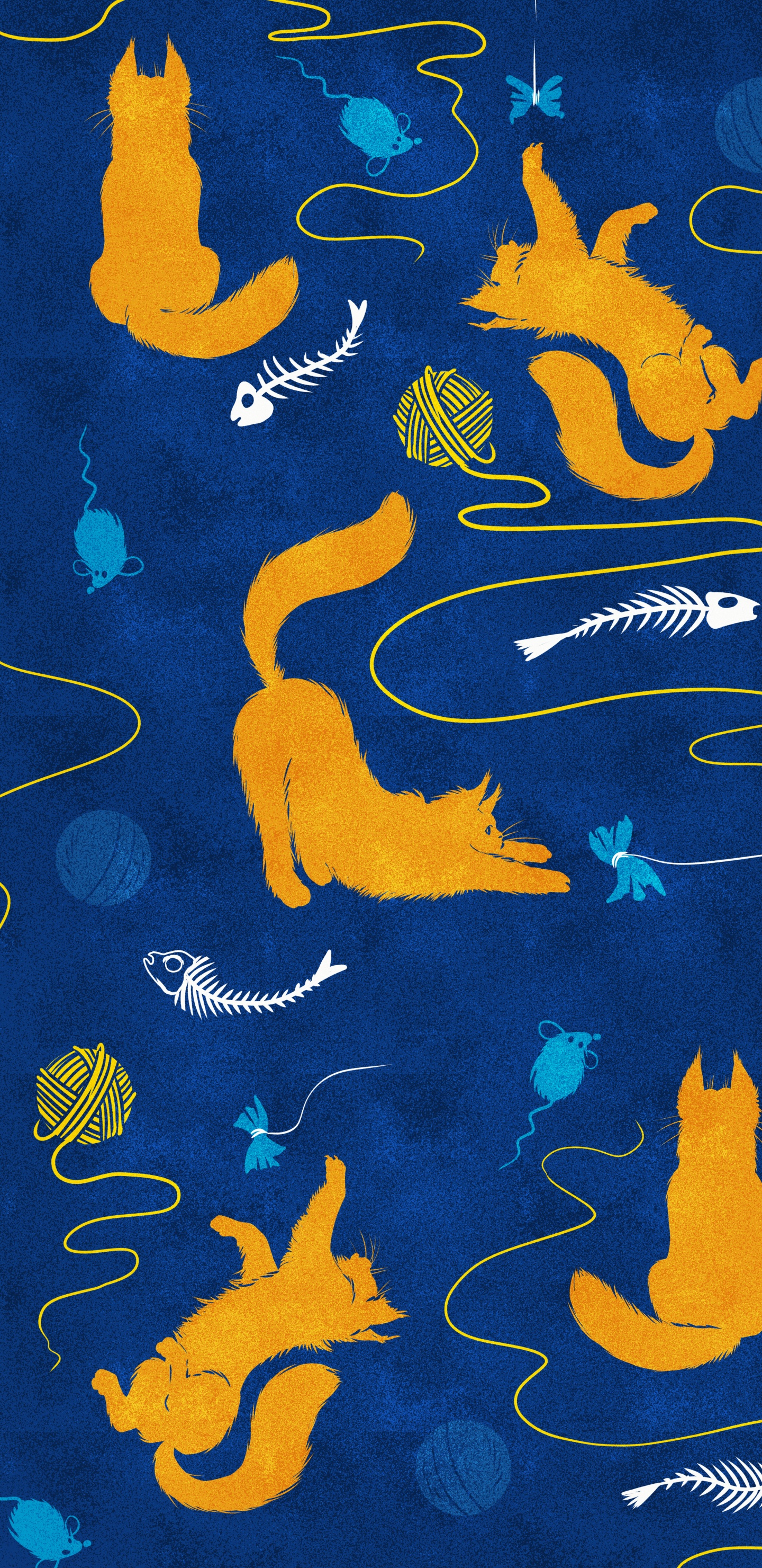 Обои морская биология, визуальное искусство, акриловая краска, белые, лазурный в разрешении 1440x2960