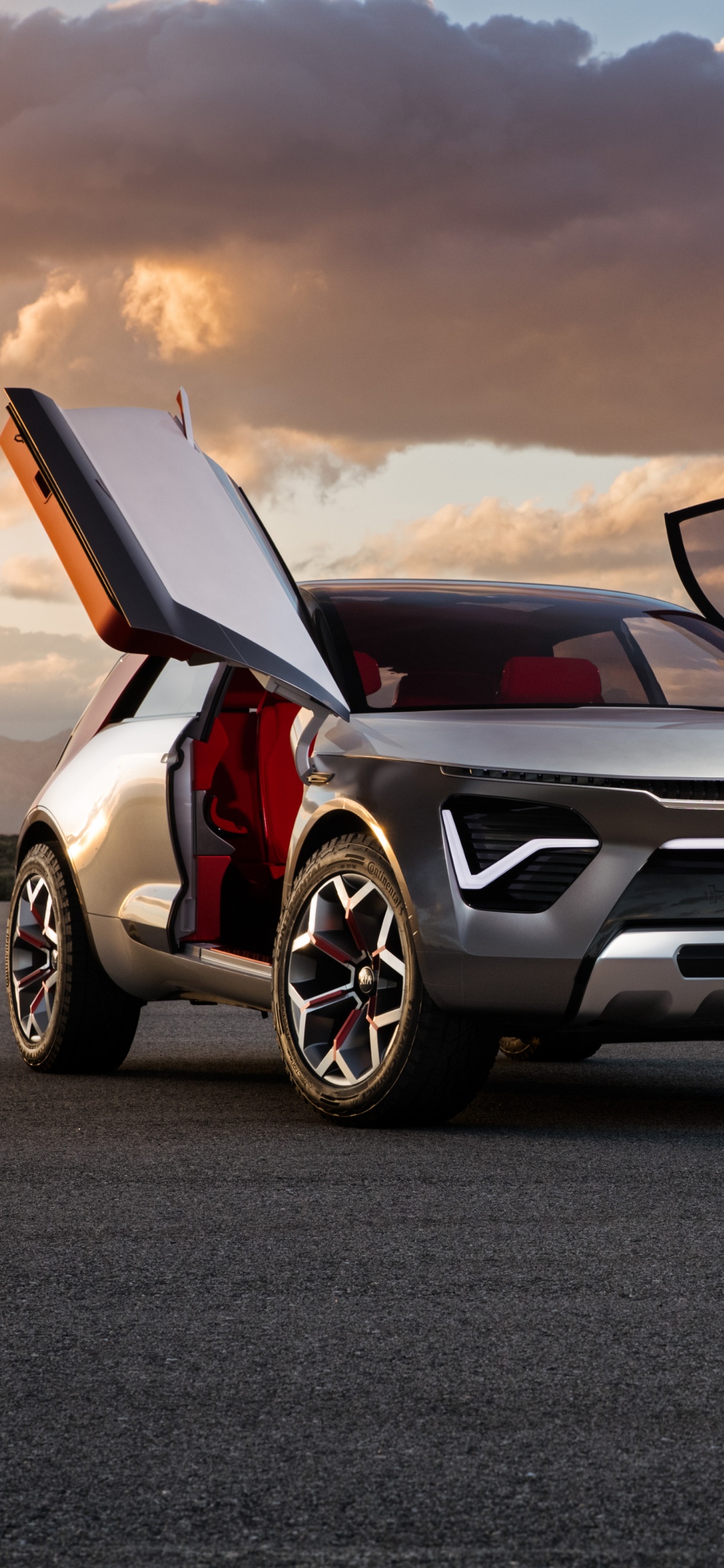 Обои Kia Motors, авто, Концепция Киа ГТ, автомобиль концепции, Ровер Evoque Диапазон в разрешении 1125x2436