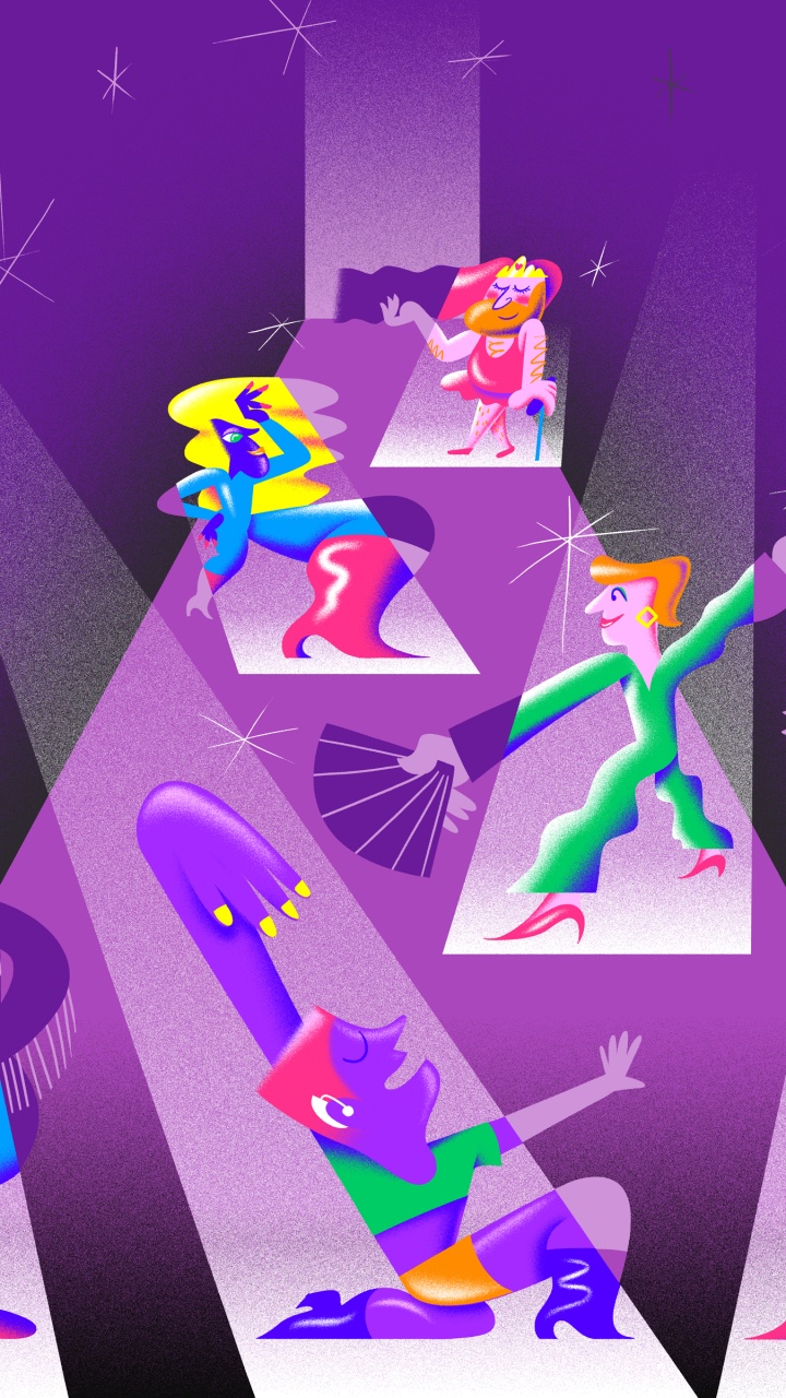 Обои мультфильм, Google Pixel, андроид, смартфон, Google в разрешении 720x1280