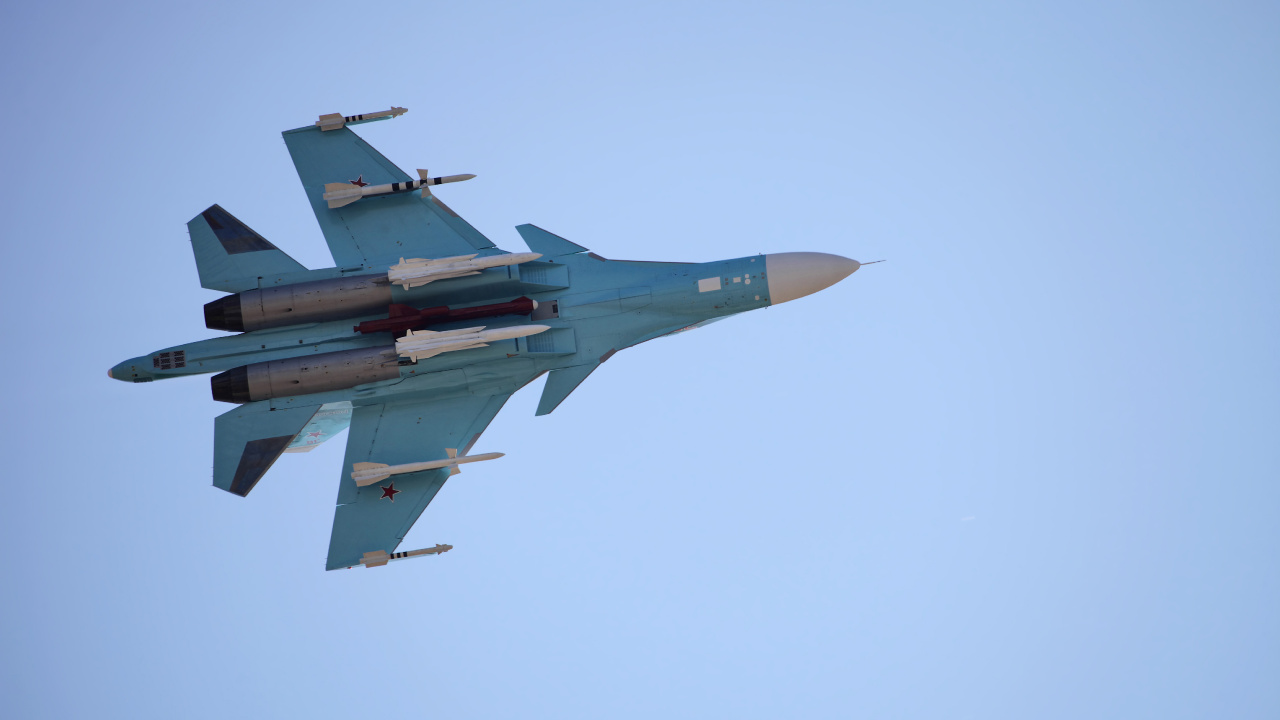 Обои российские ВВС, самолеты, самолет, военный самолет, воздушные силы в разрешении 1280x720