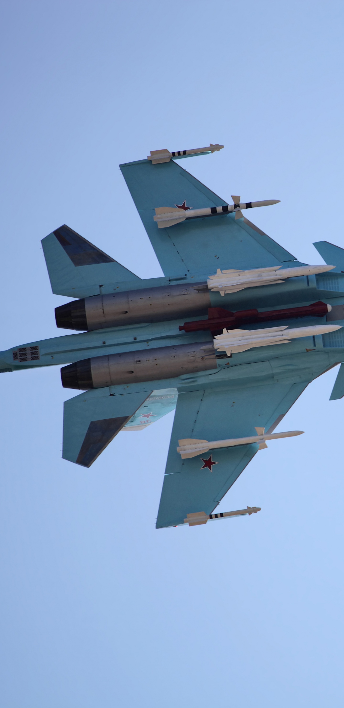 Обои российские ВВС, самолеты, самолет, военный самолет, воздушные силы в разрешении 1440x2960