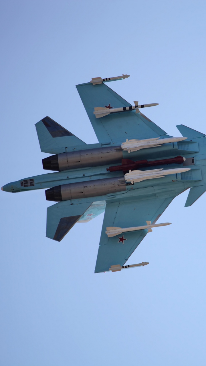 Обои российские ВВС, самолеты, самолет, военный самолет, воздушные силы в разрешении 720x1280