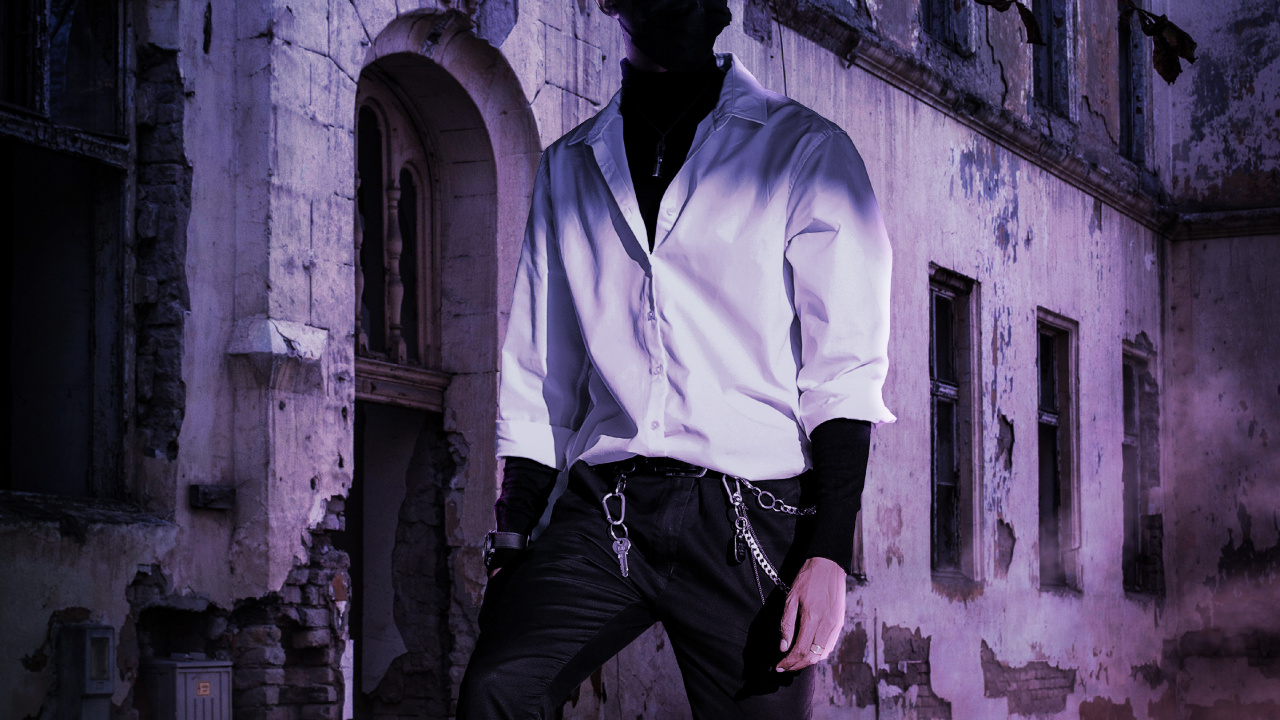 Обои хакер, атмосфера, окно, стиль, черный и белый в разрешении 1280x720