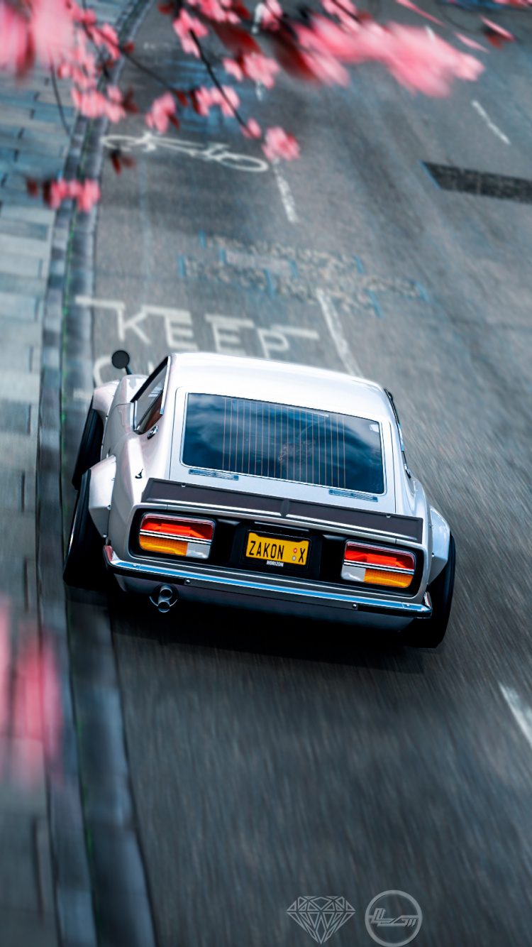 Обои горизонт форза, гонки видео игры, авто, дрифтинг, асфальт в разрешении 750x1334