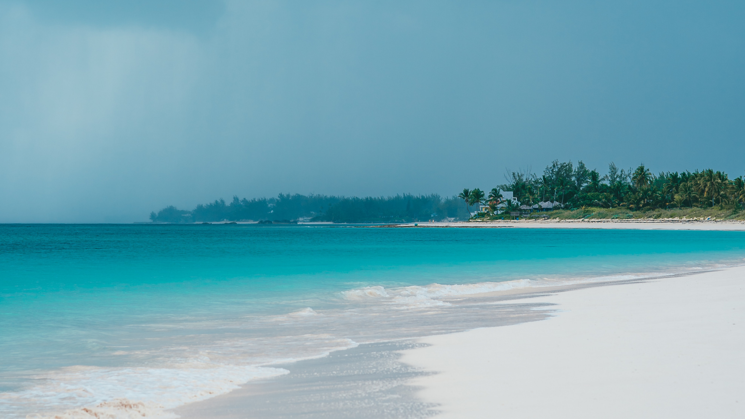 Обои море, водоем, пляж, синий, Аква в разрешении 2560x1440