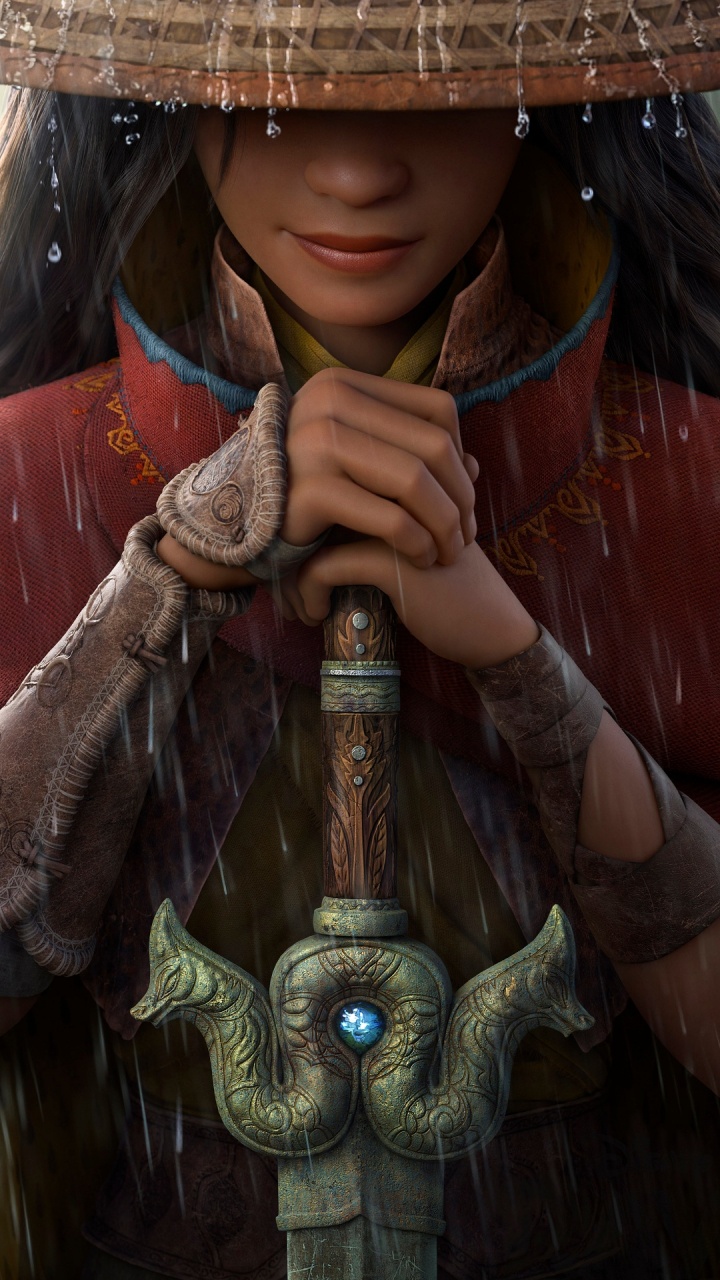 Обои рая и последний дракон плакат, рая и последний дракон, Дон зал, постер, Уолт Дисней Анимационных Студий в разрешении 720x1280