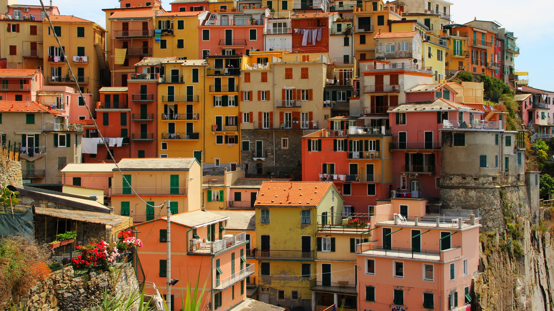 Обои город, жилой район, соседство, городок, городской район в разрешении 1920x1080