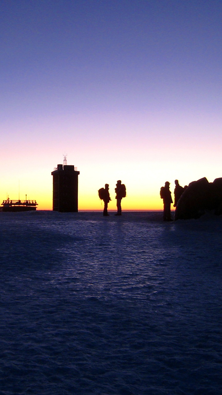 Обои горизонт, море, закат, океан, восход солнца в разрешении 720x1280