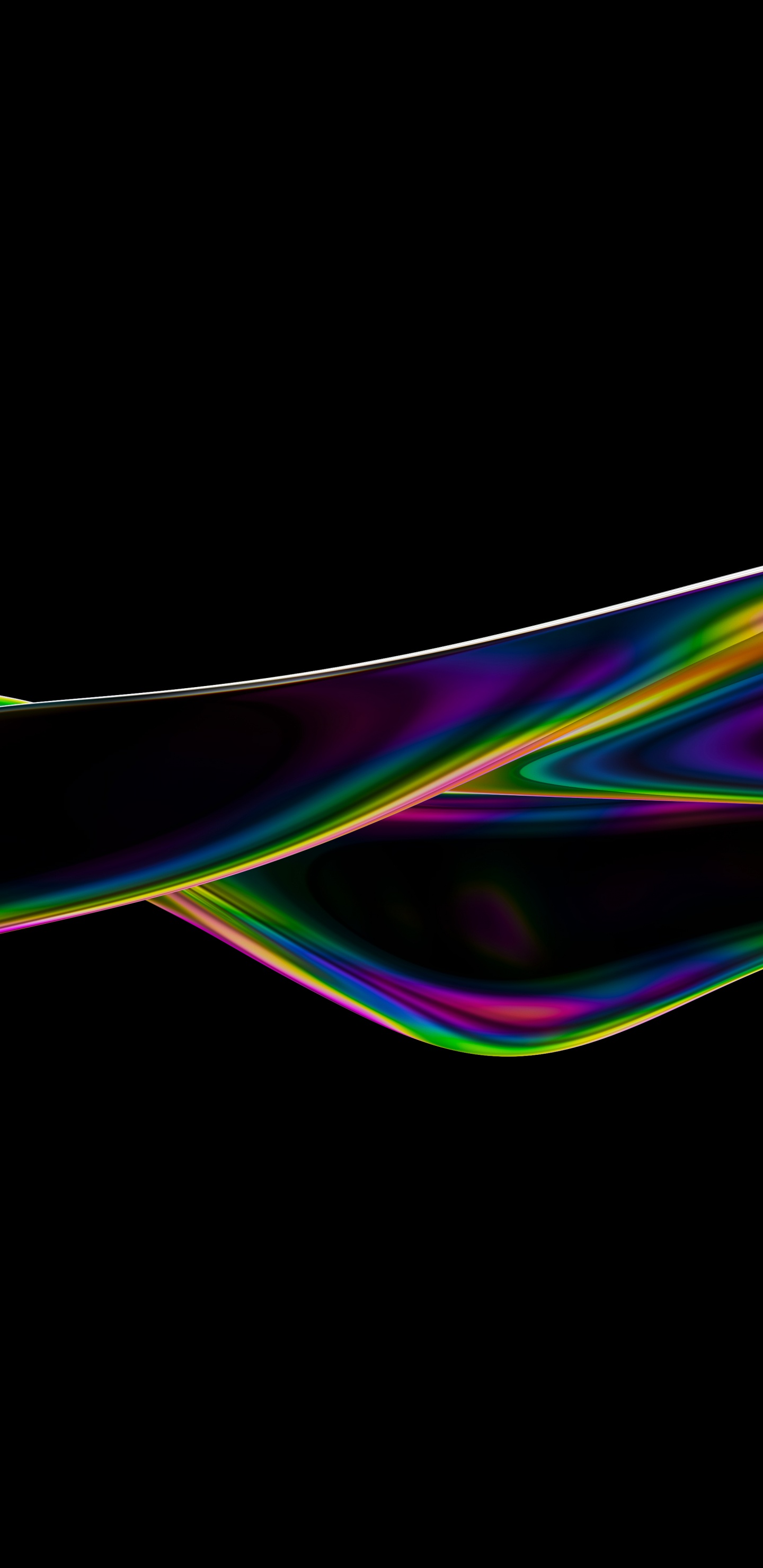 Обои свет, цветной, красочность, пурпур, жидкий в разрешении 1440x2960