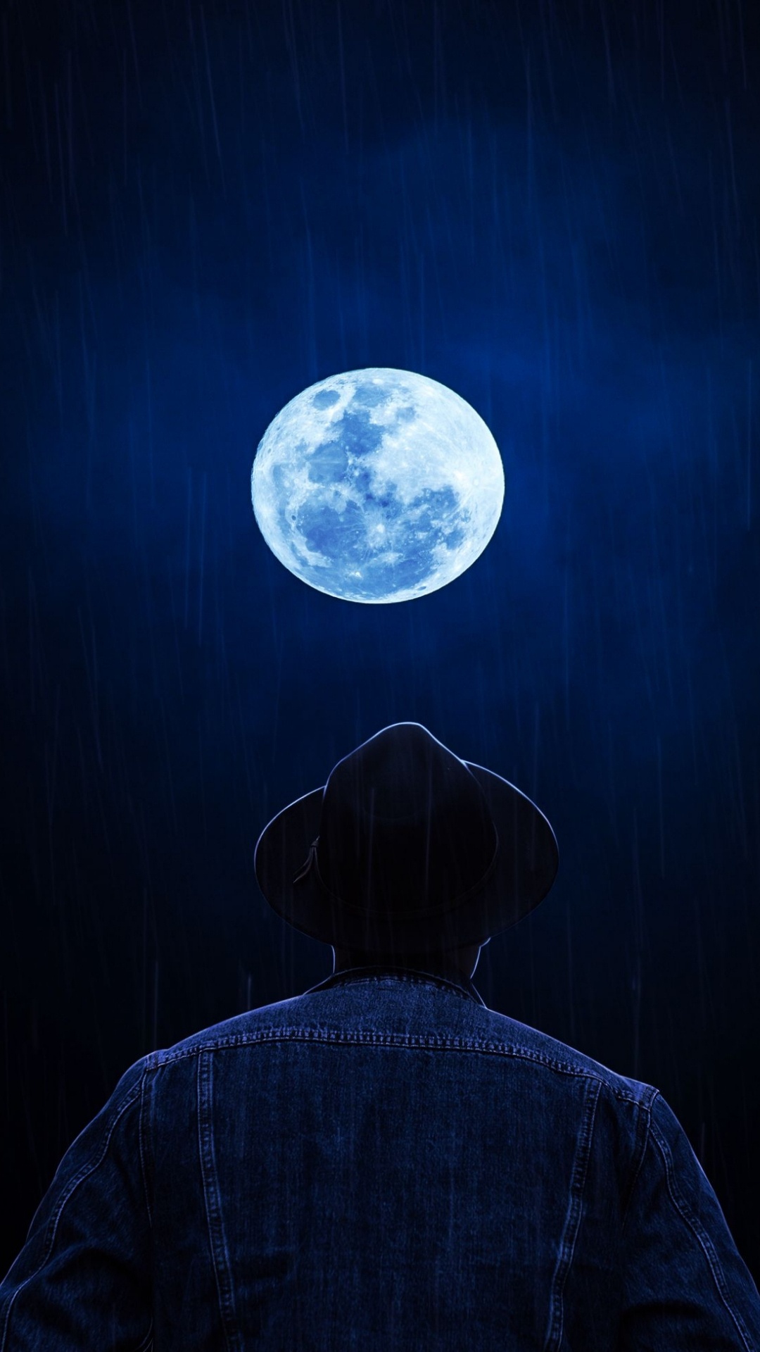 Обои луна, математика, атмосфера, мир, рукав в разрешении 1080x1920