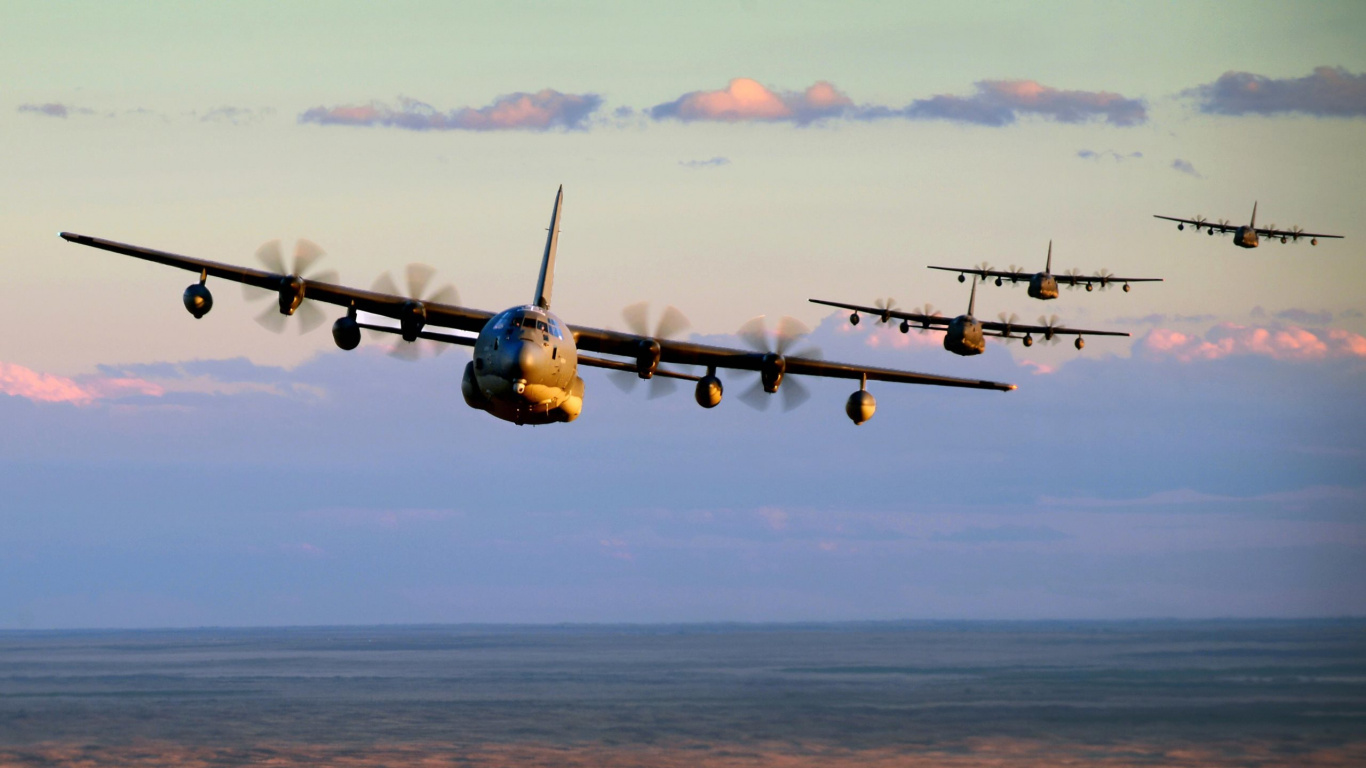 Обои ВВС США, самолеты, самолет, авиация, полет в разрешении 1366x768